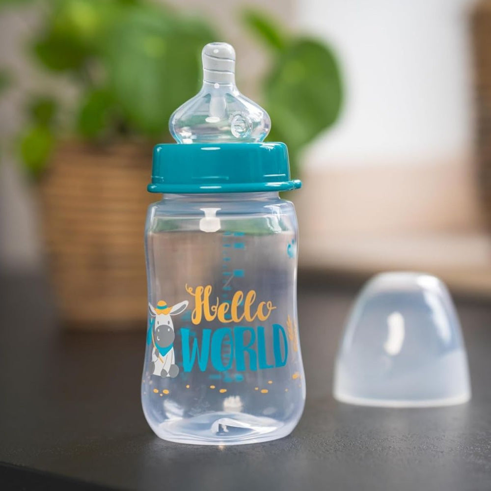 Nip- Tåteflaske Hello World 260ml