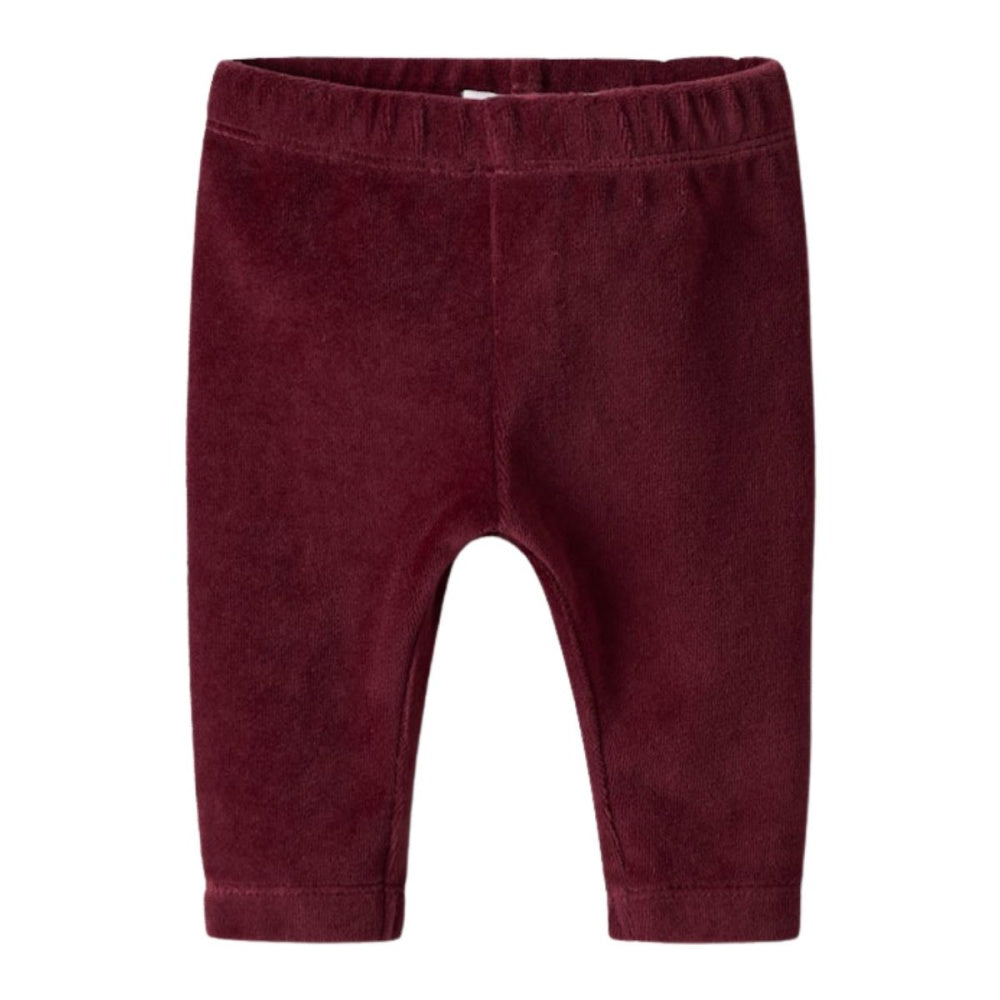 Name It - Leggings Baby Roxy Velour Burgundy