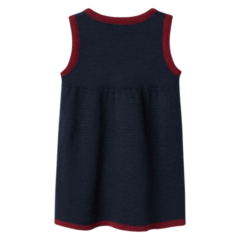 Name It - Festdrakt / Bunad til Baby Strikket Kjole Dark Sapphir