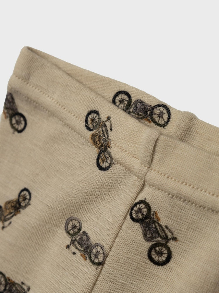 Name It - Leggings i Ull Baby Wang Motorsykler London Fog
