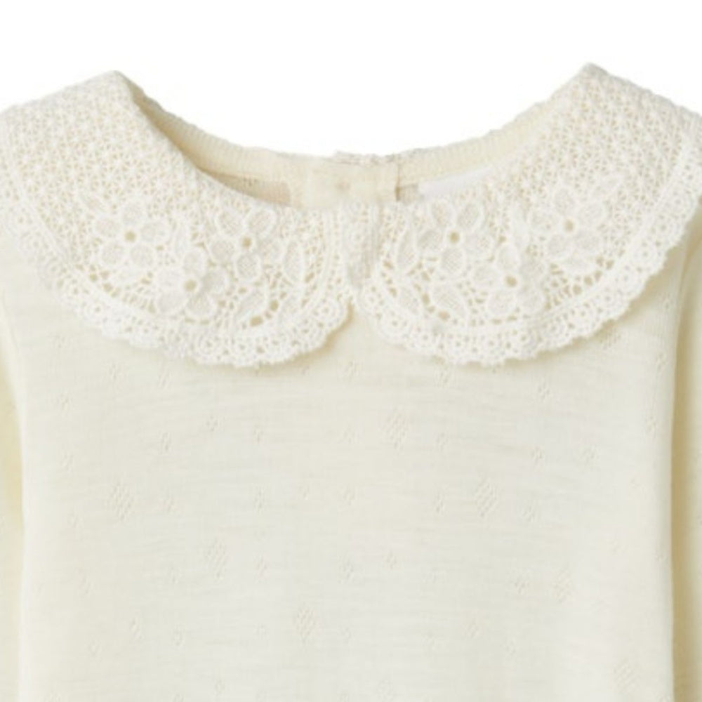 Name It - Body Ull med krage Wang Snow White