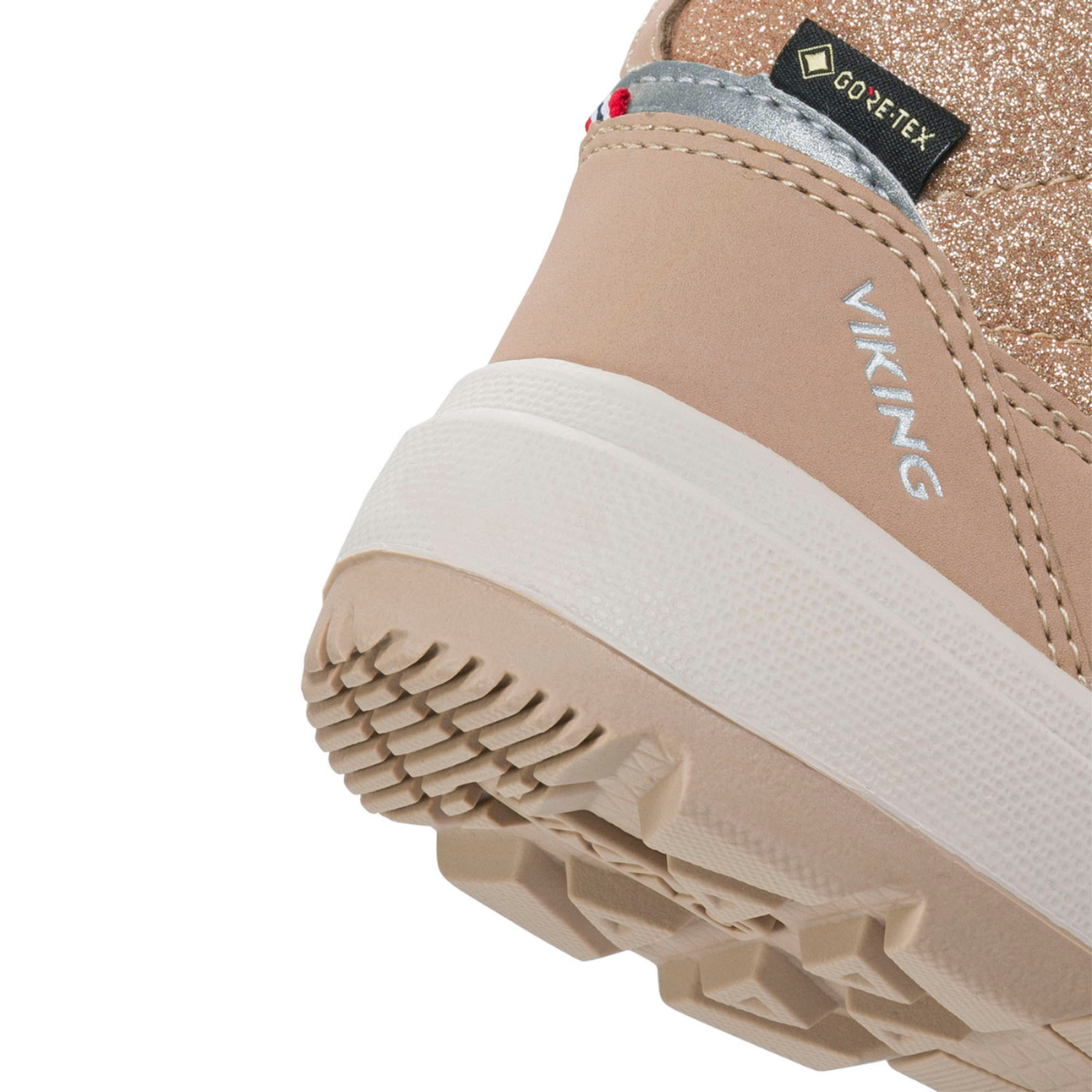Viking Vintersko Toasty Glitter Warm GTX Zip Beige