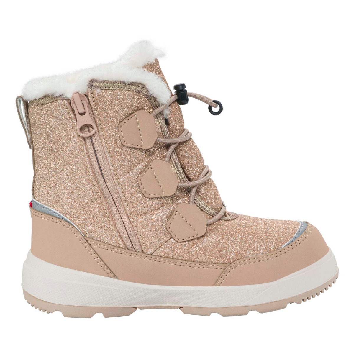 Viking Vintersko Toasty Glitter Warm GTX Zip Beige