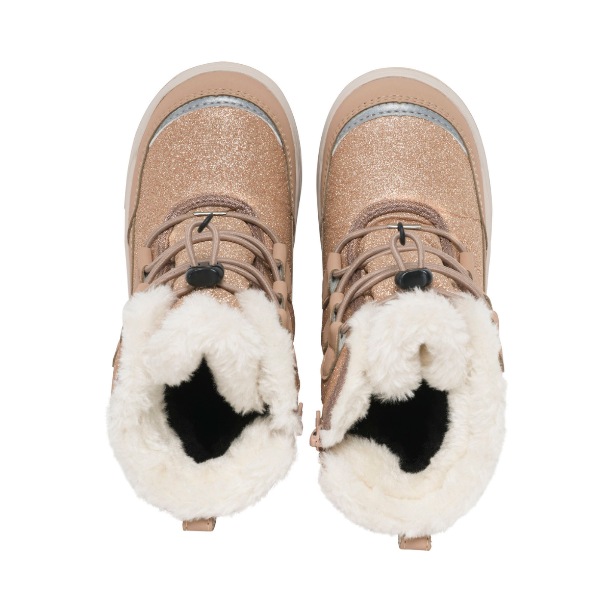 Viking Vintersko Toasty Glitter Warm GTX Zip Beige