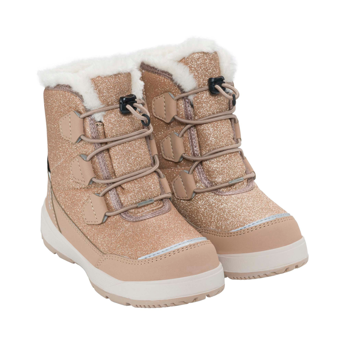 Viking Vintersko Toasty Glitter Warm GTX Zip Beige