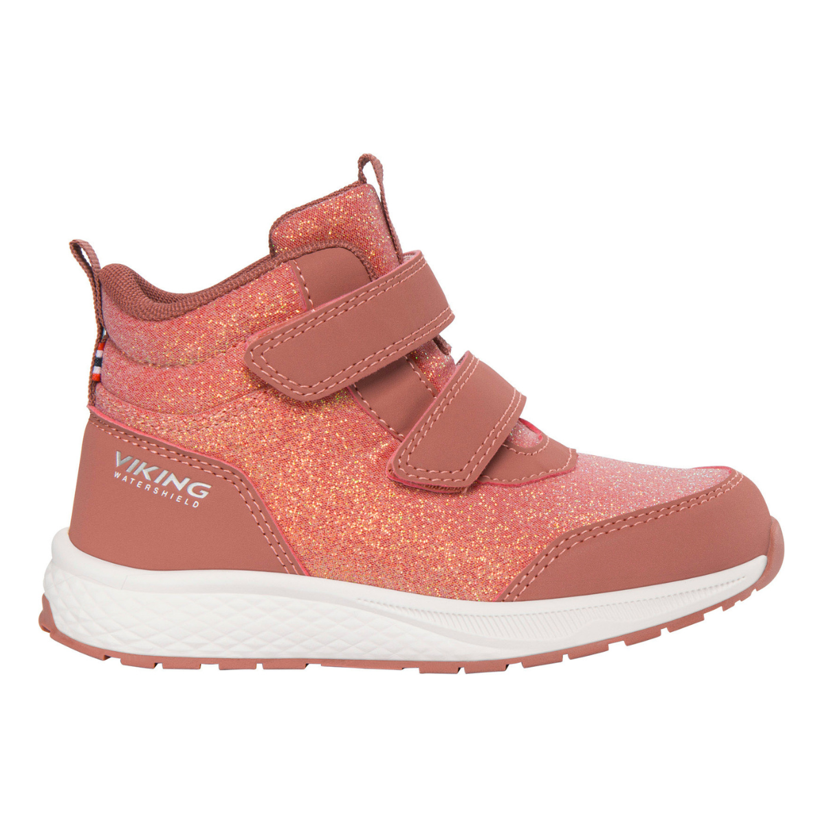 Viking - Overgangssko Bouncy Glitter Mid WP 2V Rosa