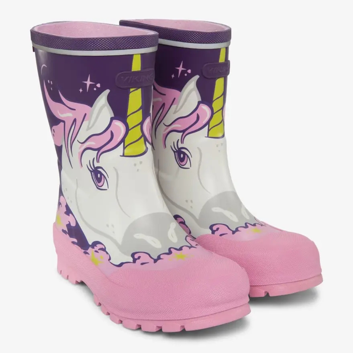 Viking - Gummistøvler Jolly Print Purple/ Multi