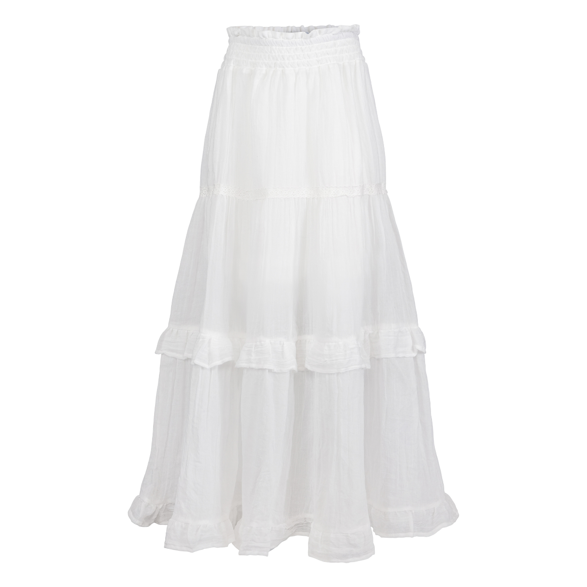 Vilje & Ve - Skjørt Amina Maxi White