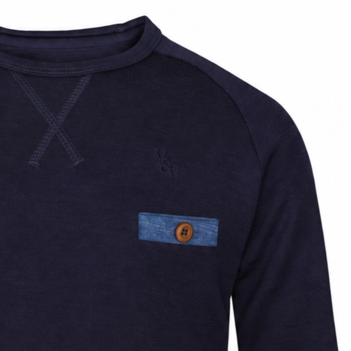 Genser Magne i Ull og Bambus Midnight Navy