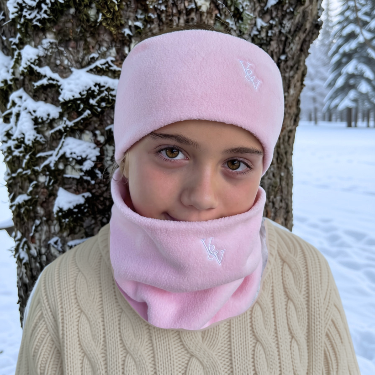 Vilje & Ve - Hals Fleece Od Soft Pink