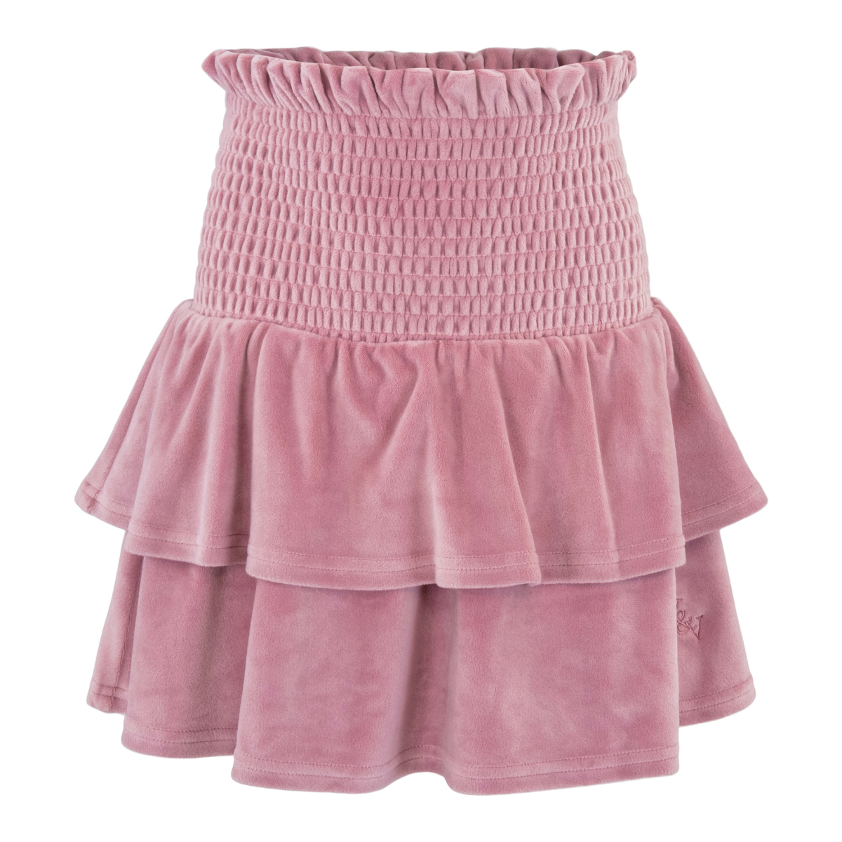 Vilje & Ve - Skjørt Hermine Velour Soft Pink