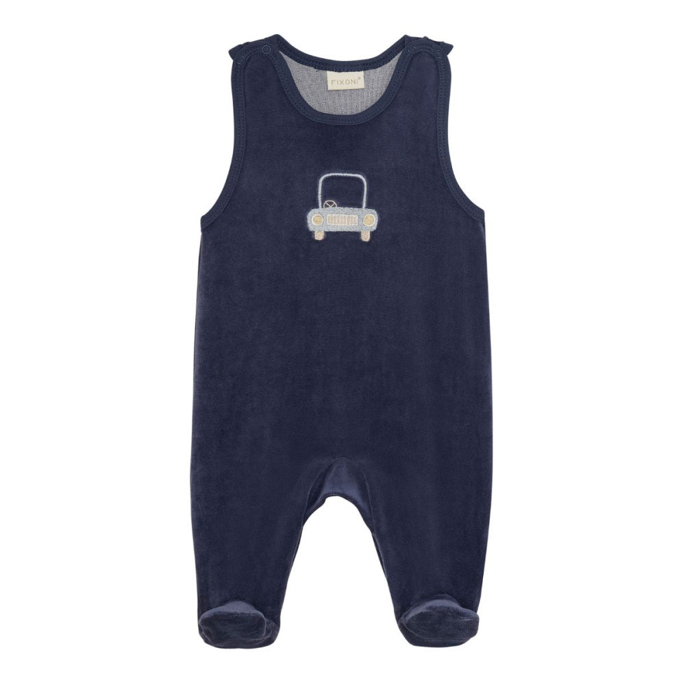 Fixoni - Sett, Body & Sparkebukse Velour Indigo Blue