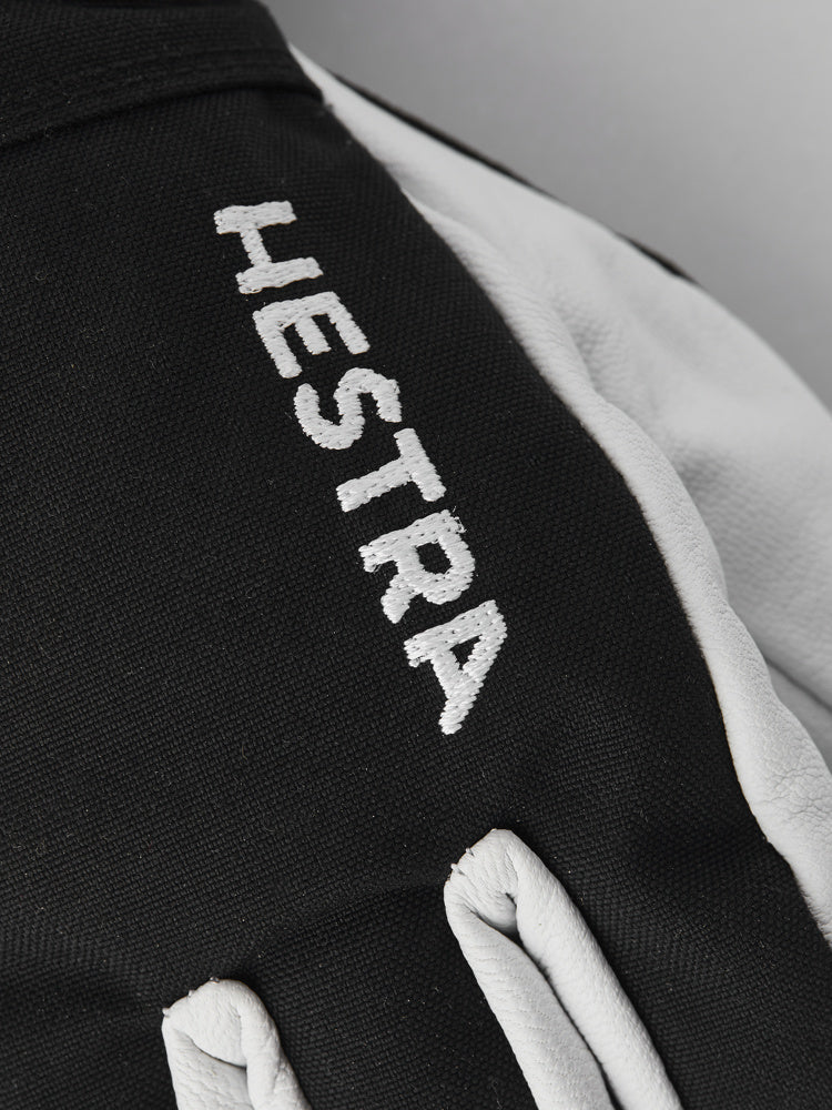 Hestra - Hansker Army Leather Heli Ski Jr Svart