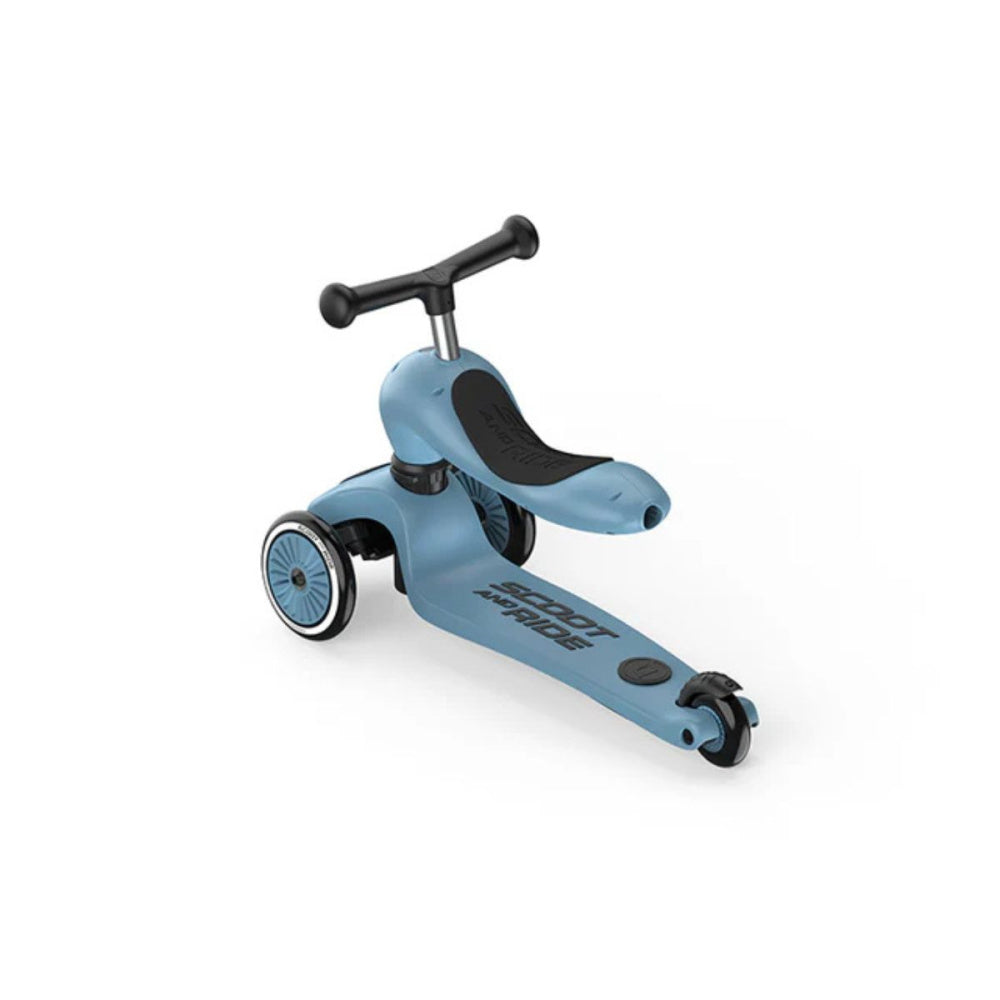 Scoot & Ride - Sparkesykkel Highwaykick 1 Push & Go Steel