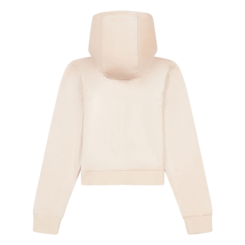 Juicy Couture - Velourjakke Tonal Zip Thru Hoodie Gray Morn