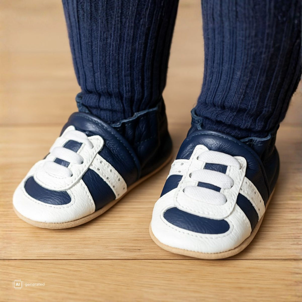 Rose et Chocolat - Tøfler i Skinn Sneakers