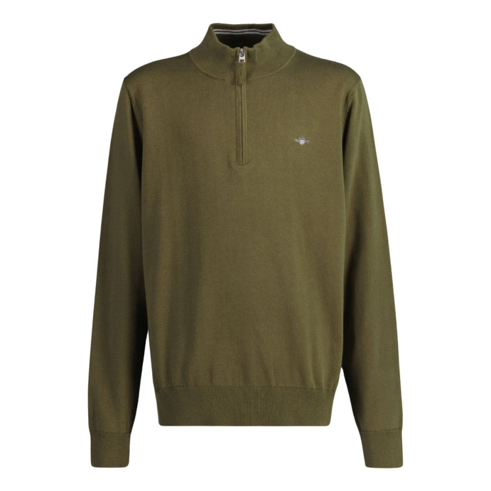 Gant - Genser Shield Half Zip Juniper Green