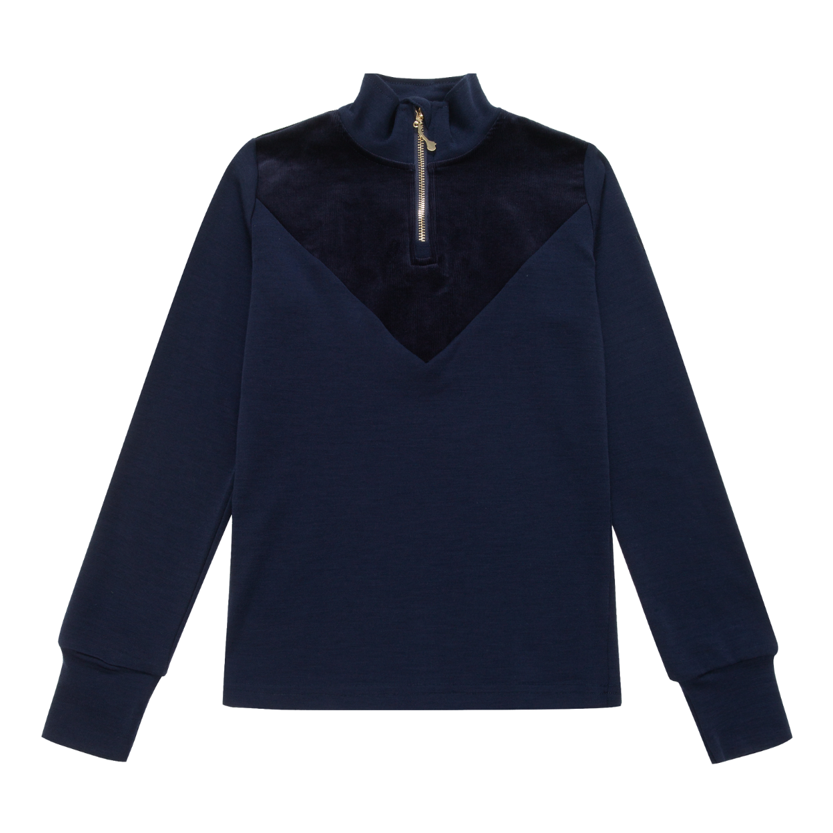 WoolLand - Genser Sirdal Cord Blue Ink