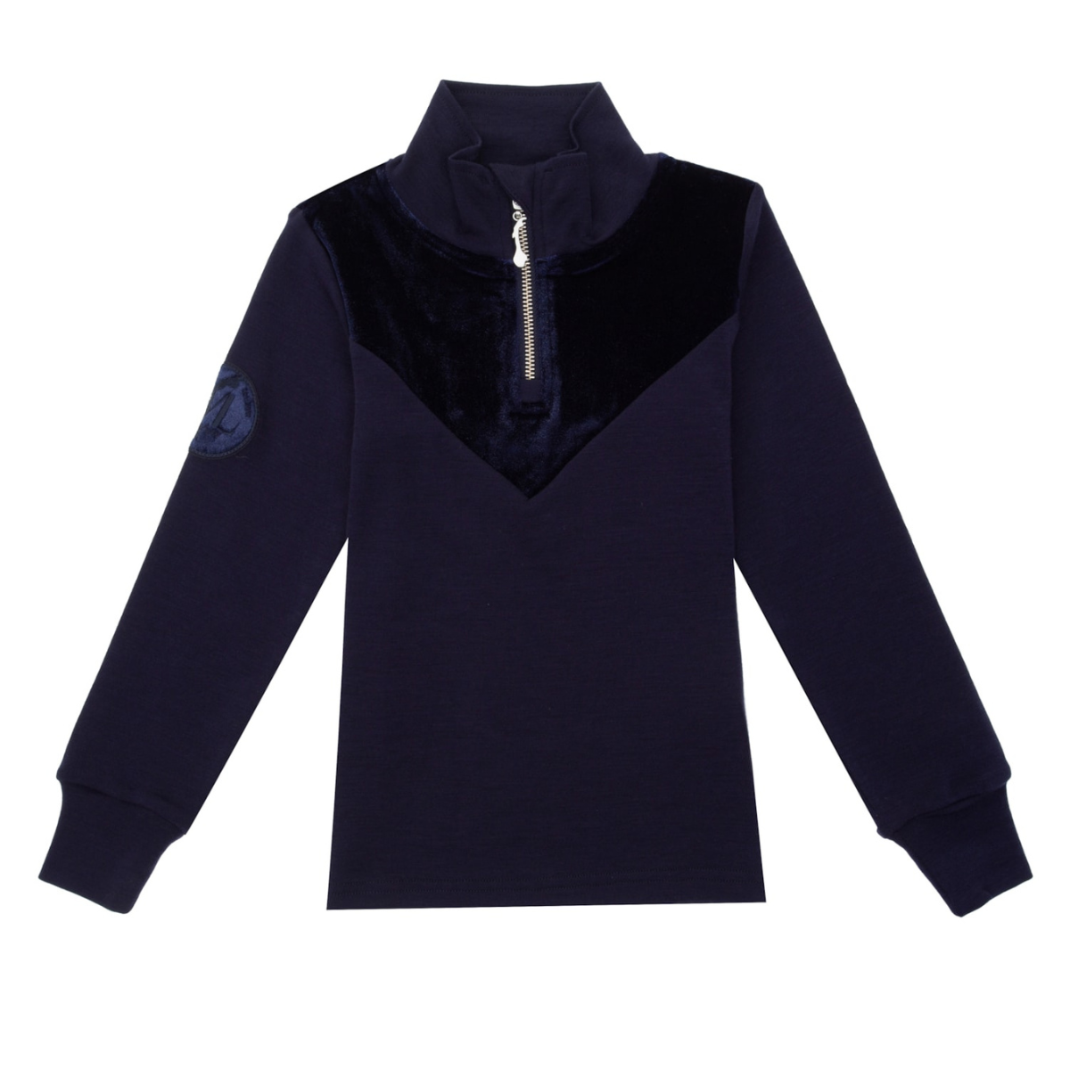 WoolLand - Genser Sirdal Half-Zip Blue Ink