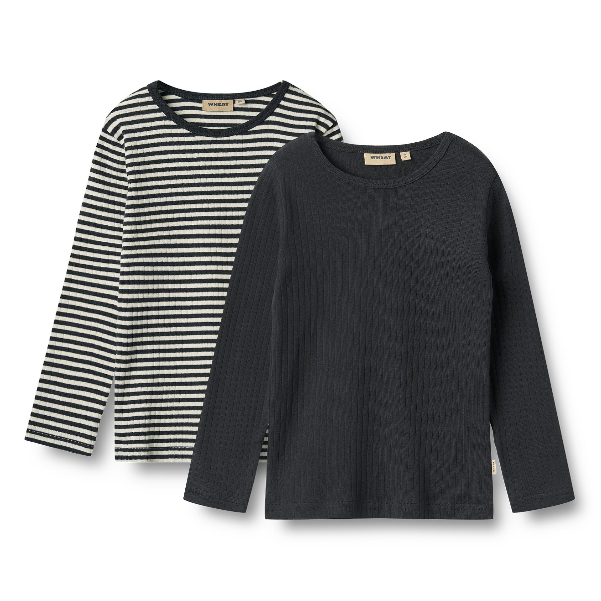 Wheat - Genser 2-pk Stig Navy Stripe