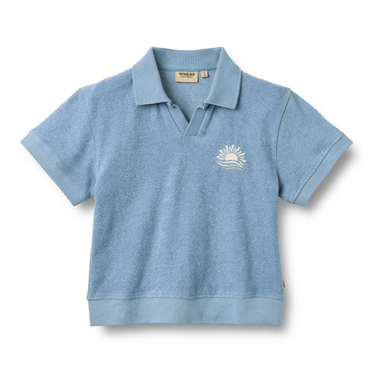 Wheat - 2-delt Sett Polo Marlo Faded Denim