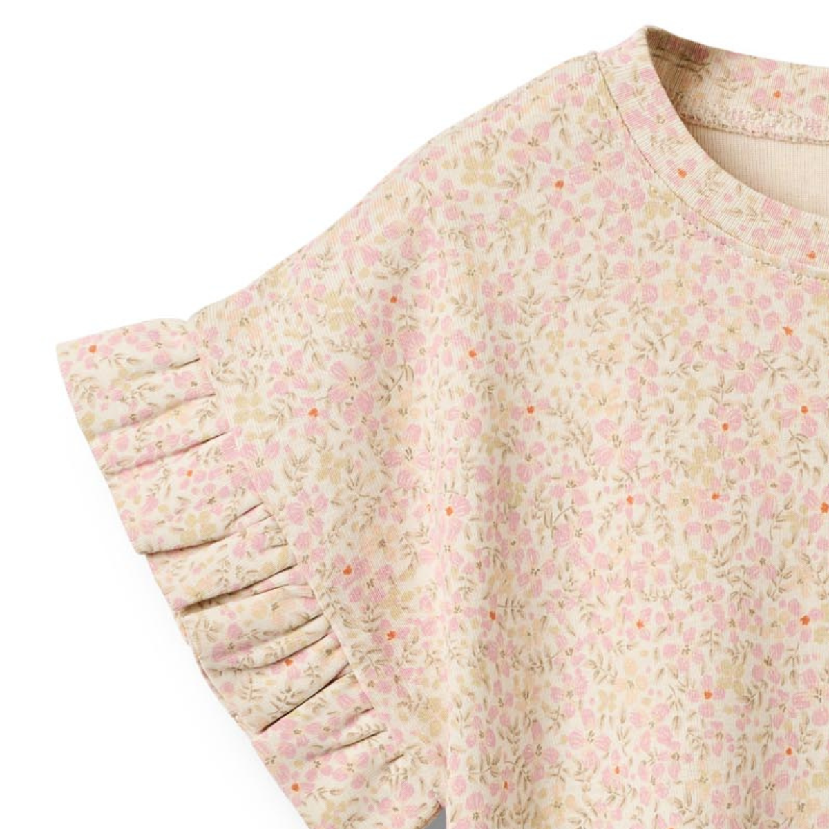 Wheat - 2-delt Sett Ally Coral Flowers