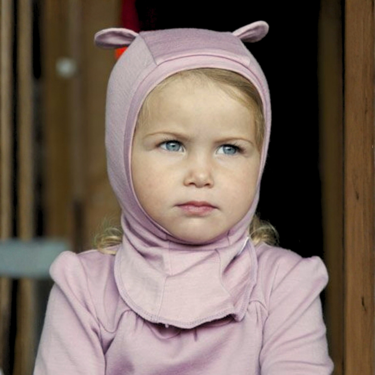 WoolLand - Balaclava i Ull Levanger Old Pink