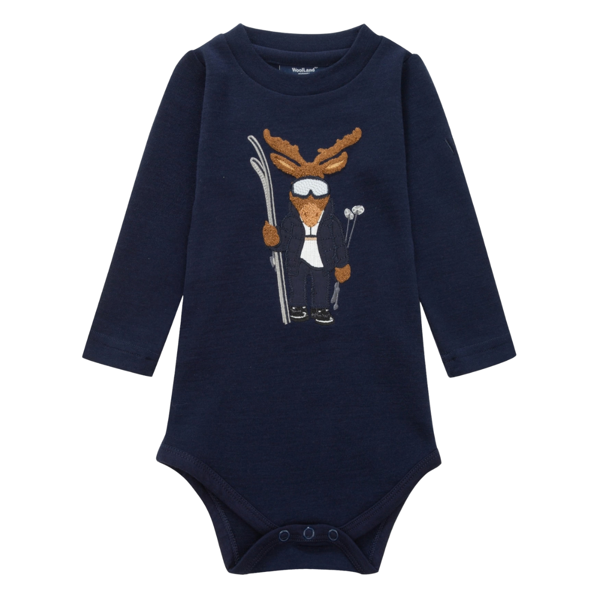 WoolLand - Ullbody Baby Høvringen Blue Ink