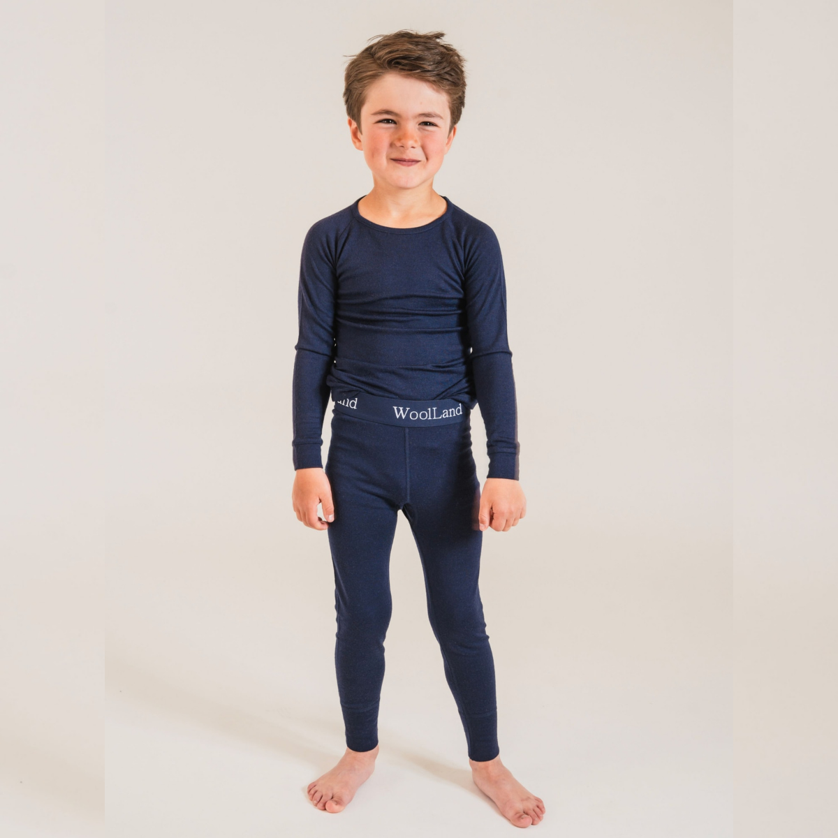 WoolLand - Ullundertøysett Sarpsborg Blue Ink