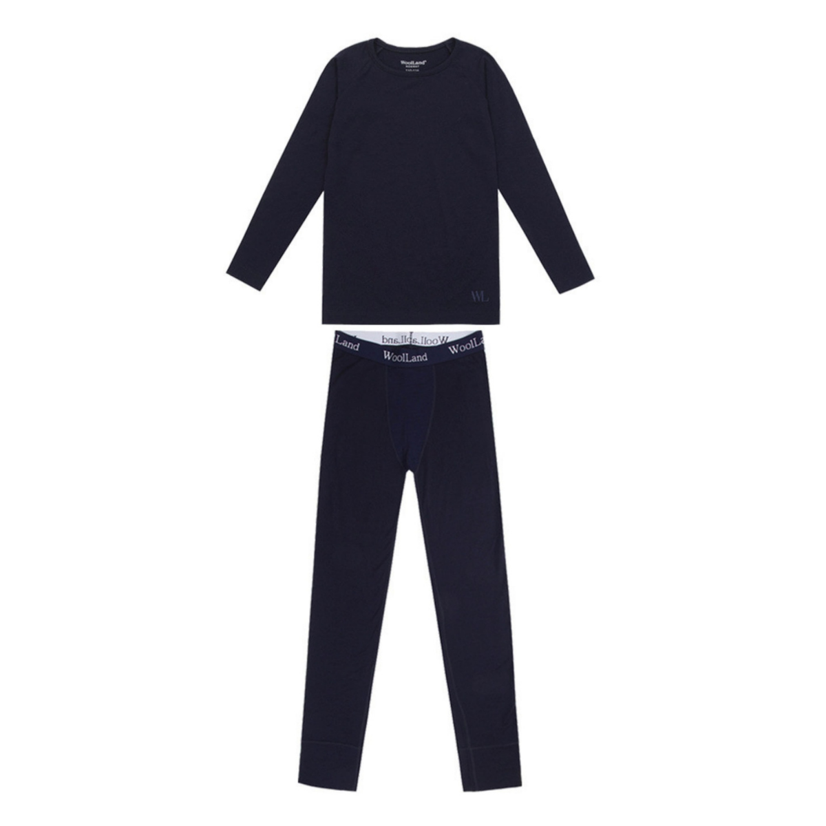 WoolLand - Ullundertøysett Sarpsborg Blue Ink