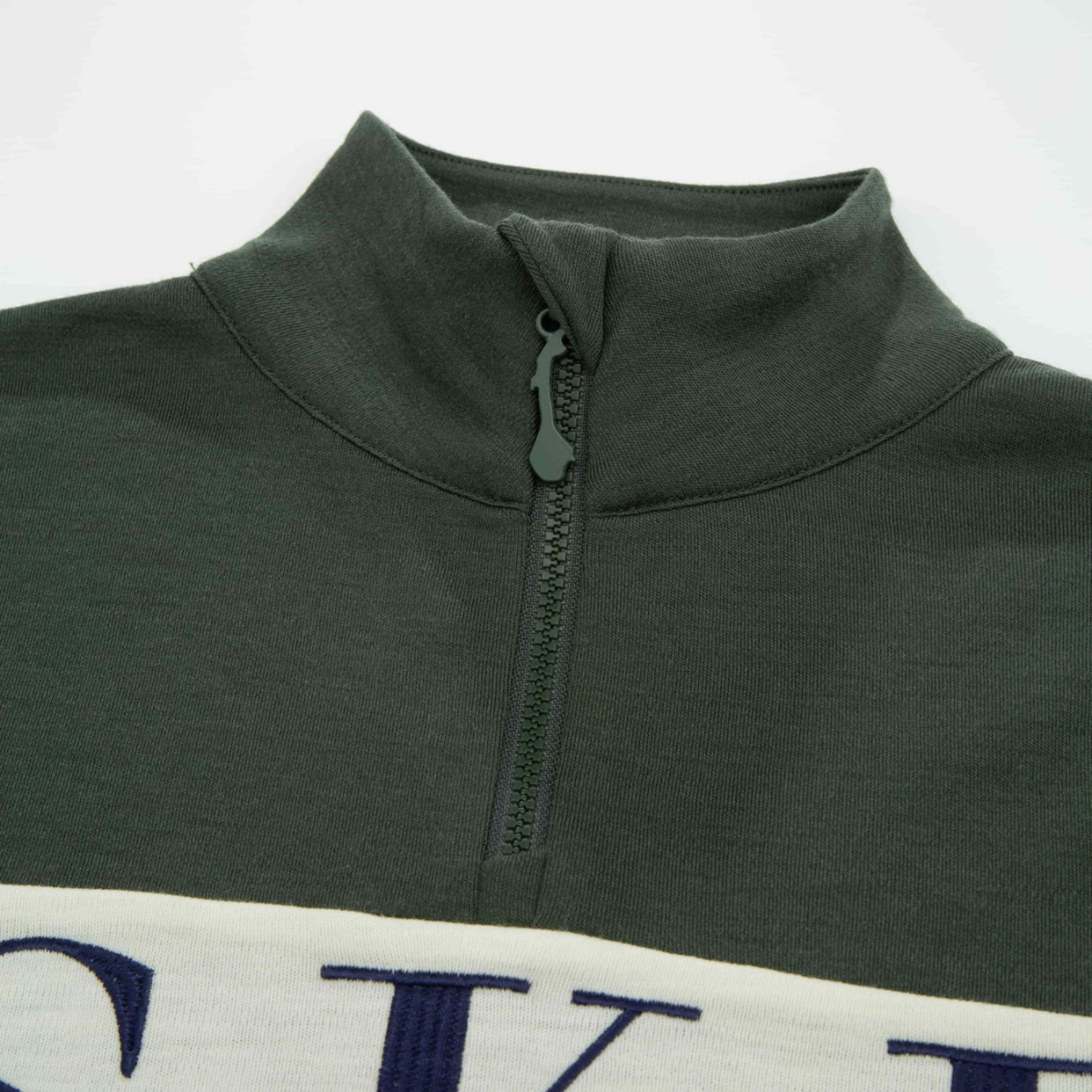WoolLand - Genser Voss Half-Zip Green