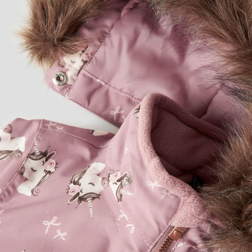 Name It - Vinterdress Snow10 Woodrose Unicorn