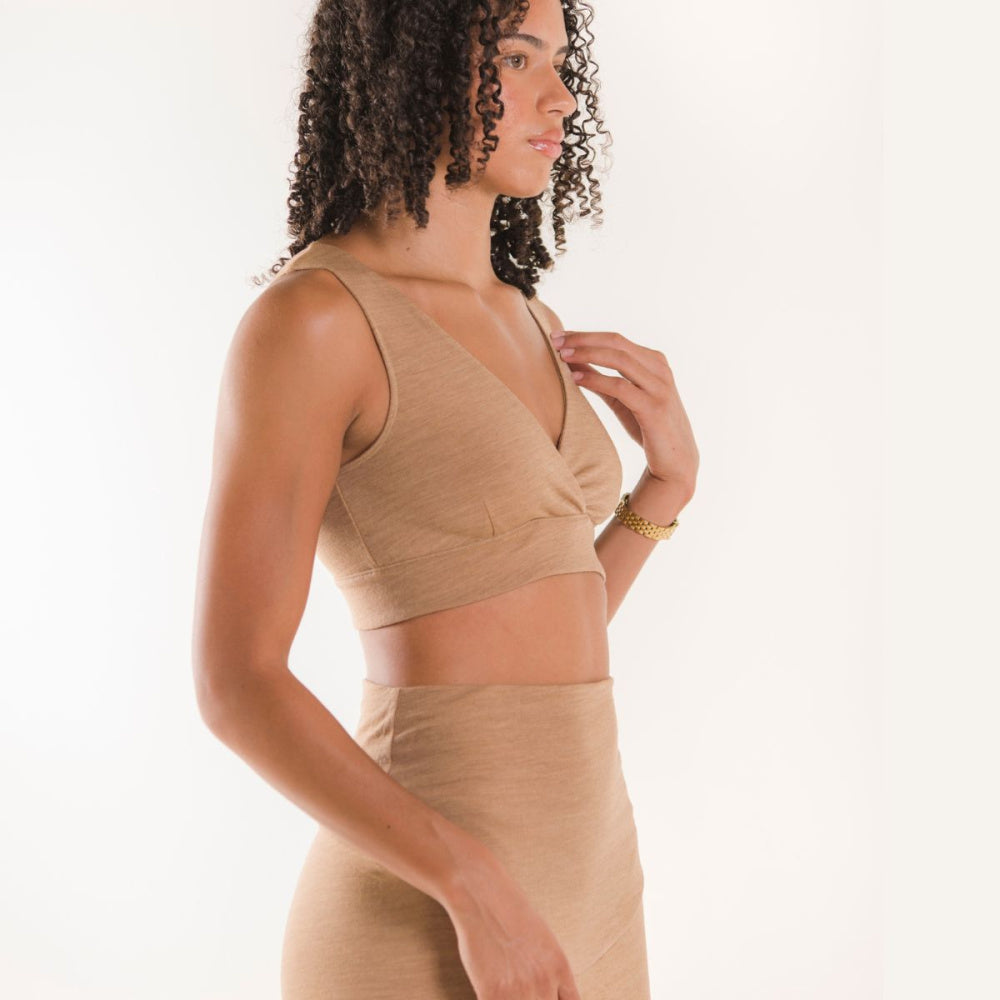 Boob - Amme-BH Merinoull Brown Melange