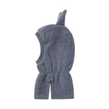 Name It - Balaclava Ullfleece med Ører Wmino Folkstone Gray