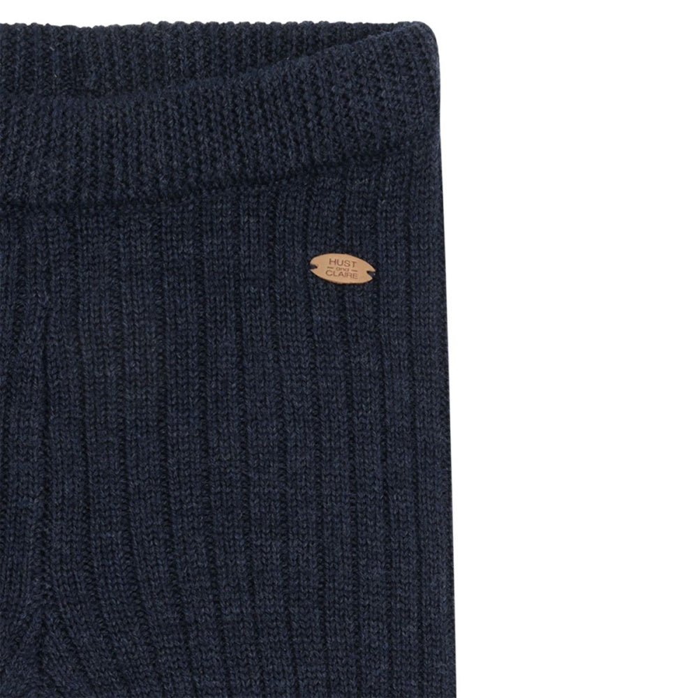 Hust and Claire - Leggings Ull Ribbestrikket Lui More Navy