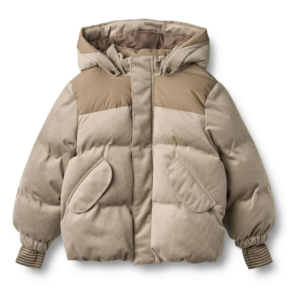 Wheat - Vinterjakke Puffer Mads Grey Stone