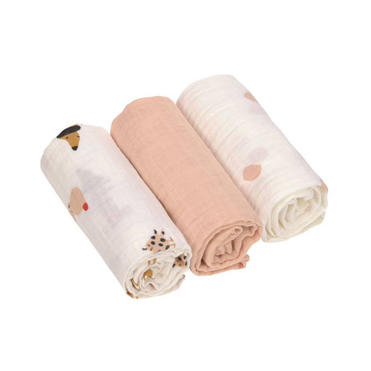 Lässig - Gulpeklut/Swaddle 3-pk Little Matey