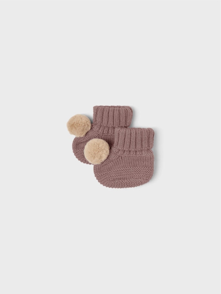 Name It - Tøfler i Ull Peppercorn