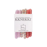 Kknekki - Hårstrikk 6 pk Slim Bundle 5 Rosa/ Mix/ Laks
