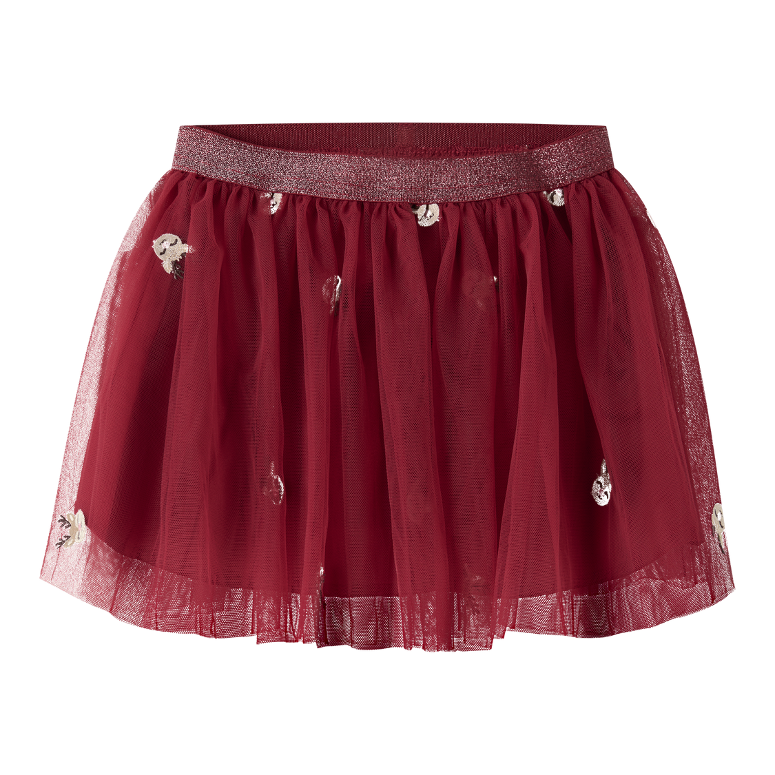 Name It - Juleskjørt Veross Red Dahlia