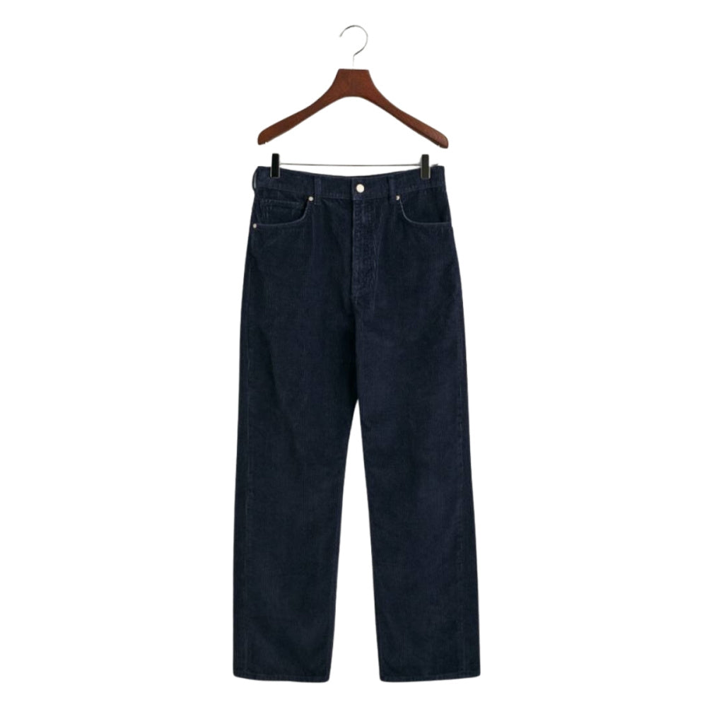Gant - Bukse Cord Loos Fit Evening Blue Jr