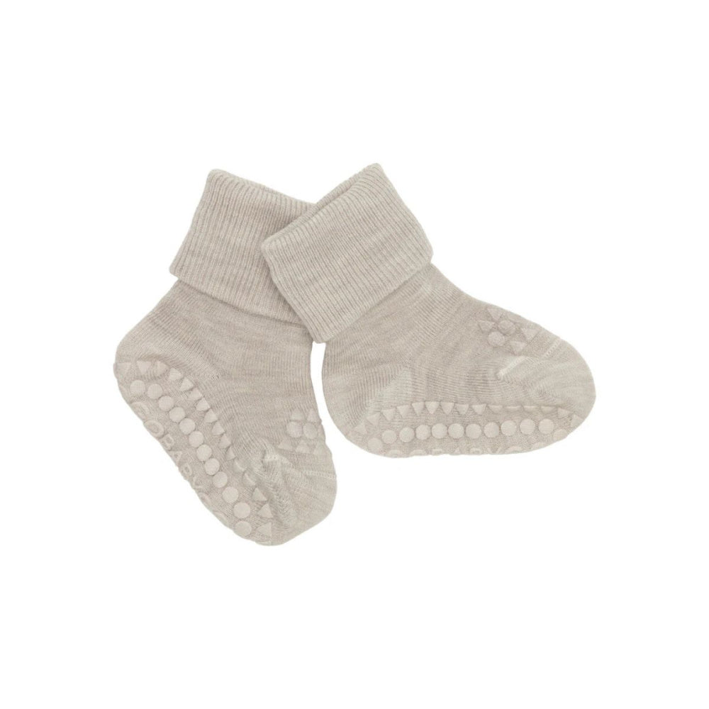 GoBabyGo - Ullsokker Merino Antiskli Sand