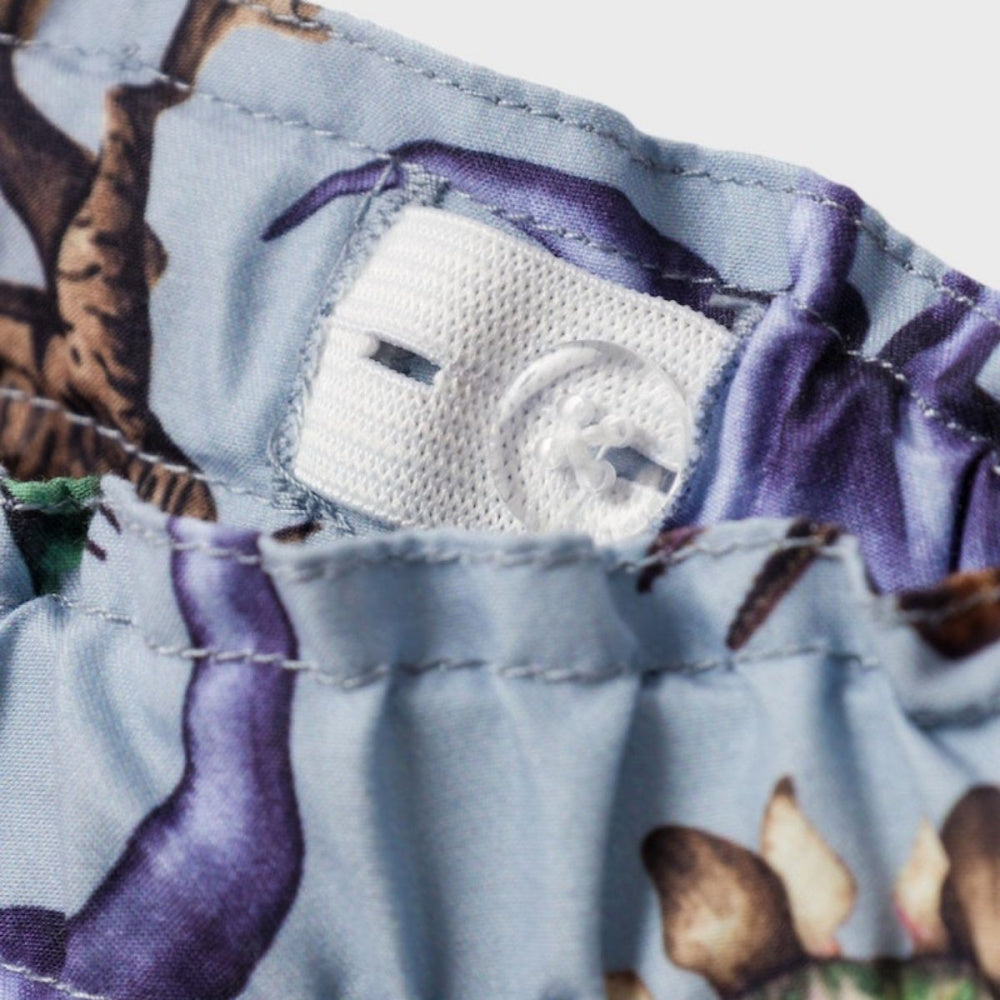 Name It - Badeshorts Zimon Zen Blue Dinosaurs