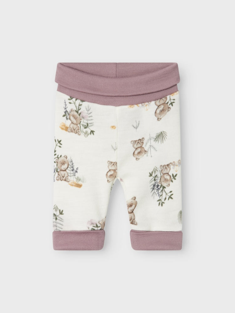 Name It - Bukse i Ull Prematur Snow White