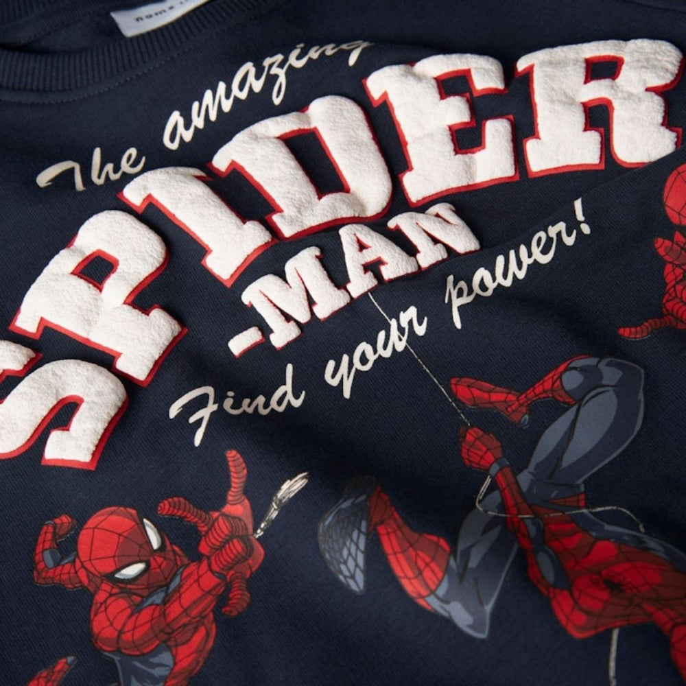 Name It - Genser Sweat Spiderman Navy Blazer