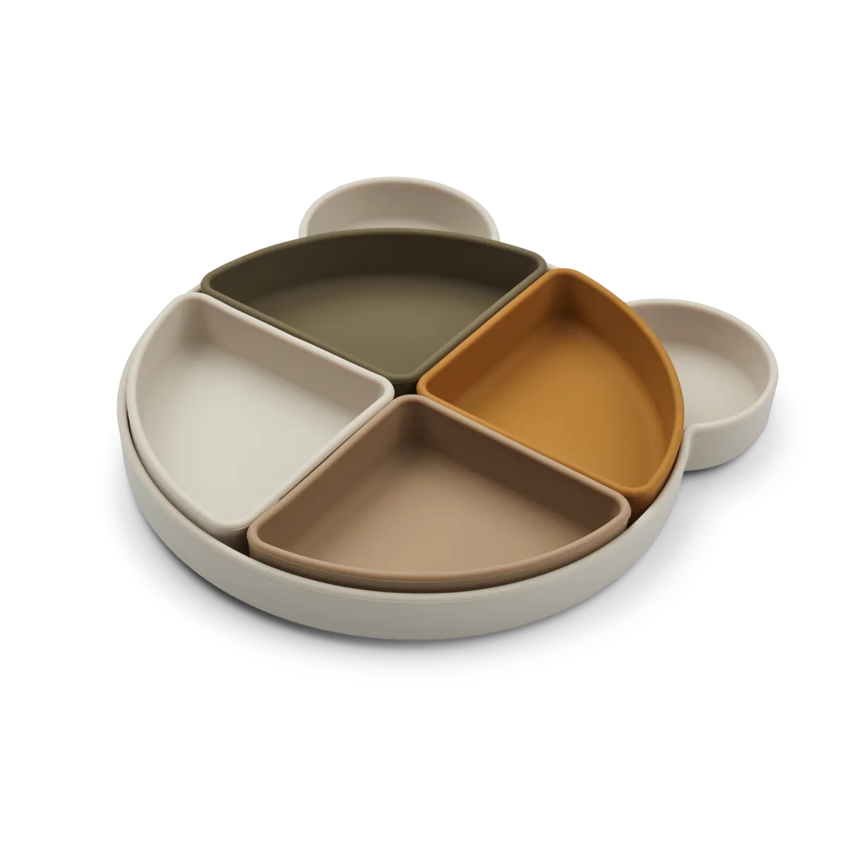 Liewood - Tallerken Arne Divider Sandy Multi Mix