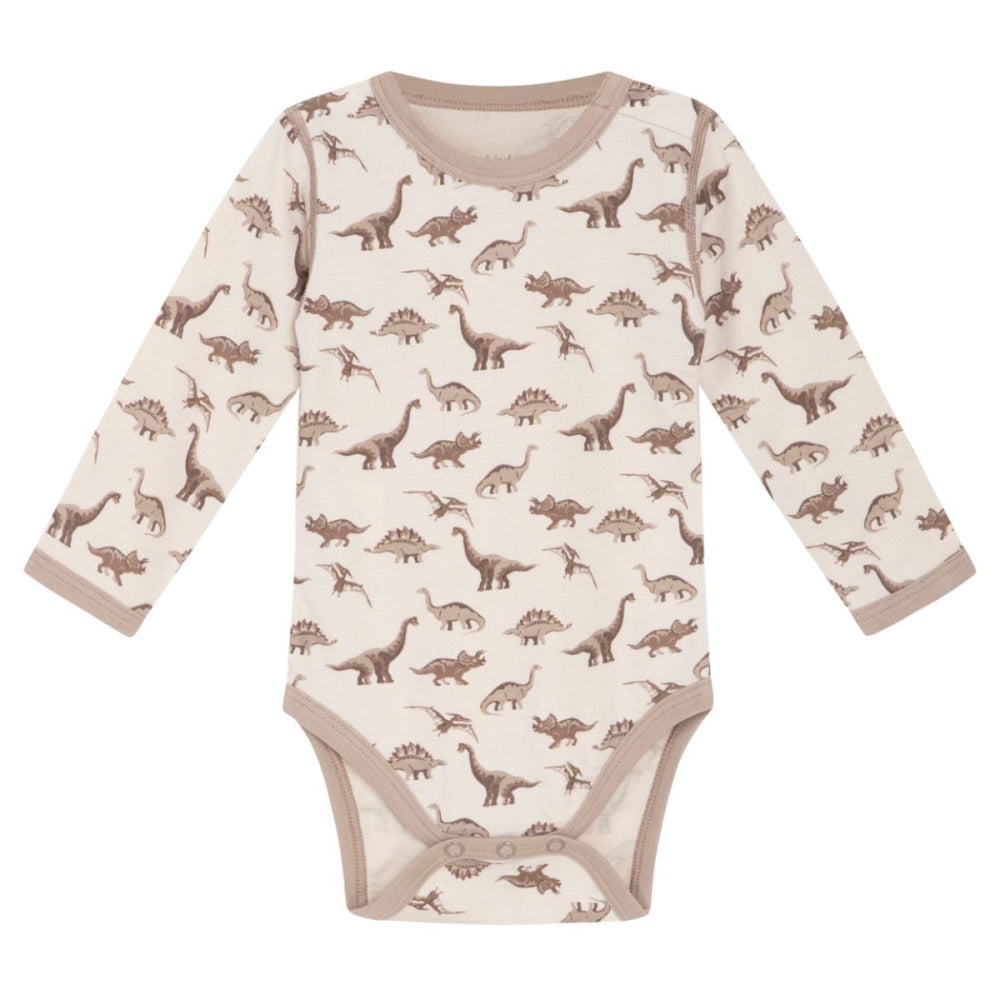 Hust and Claire - Body Ull og Bambus Baloo Dino Mocha