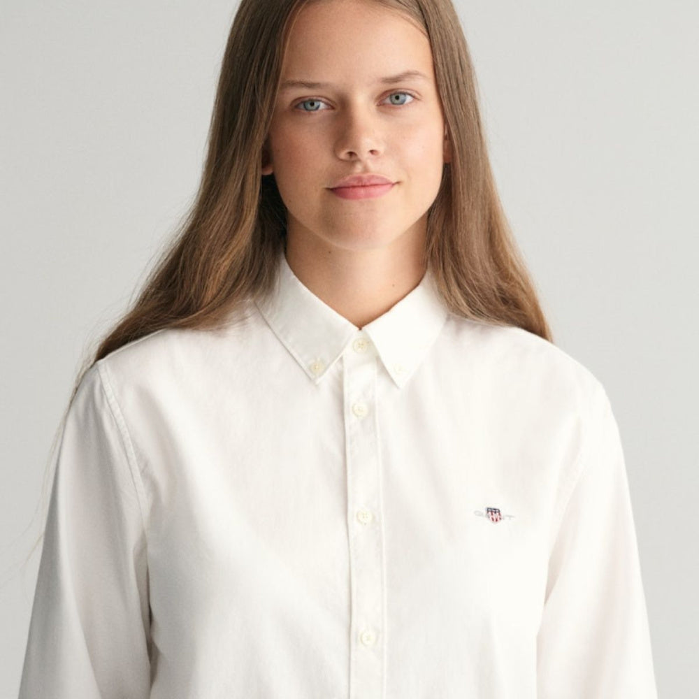 Gant - Skjorte Jr Shield Oxford White Jr