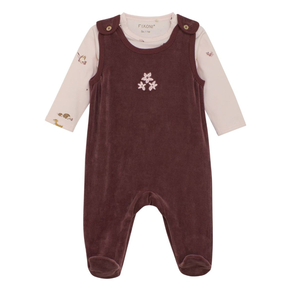 Fixoni - Sett, Body & Sparkebukse Velour Catawba Grape
