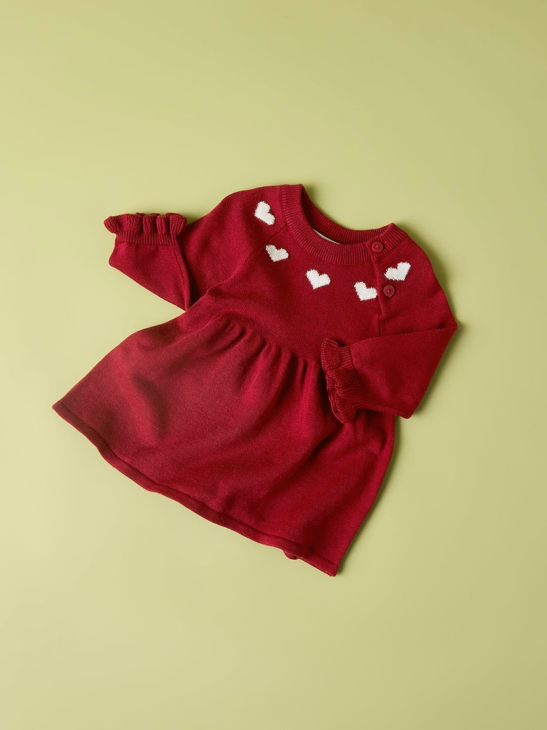 Name It - Julekjole Baby Risse Red Dahlia